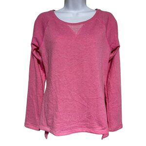 C9 by Champion Sweatshirt Womens XS Pink Lightweight Pullover High Low Hem